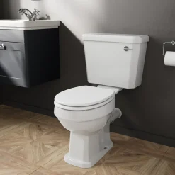 Butler & Rose Ophelia Traditional Close Coupled Toilet (Excluding Seat)