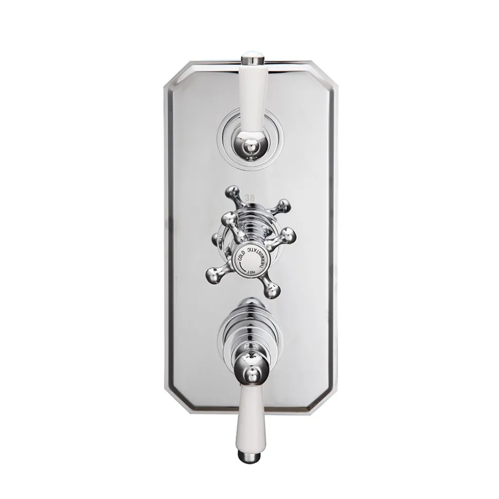 Butler & Rose Victoria Traditional 2 Outlet Triple Concealed Thermostatic Shower Valve