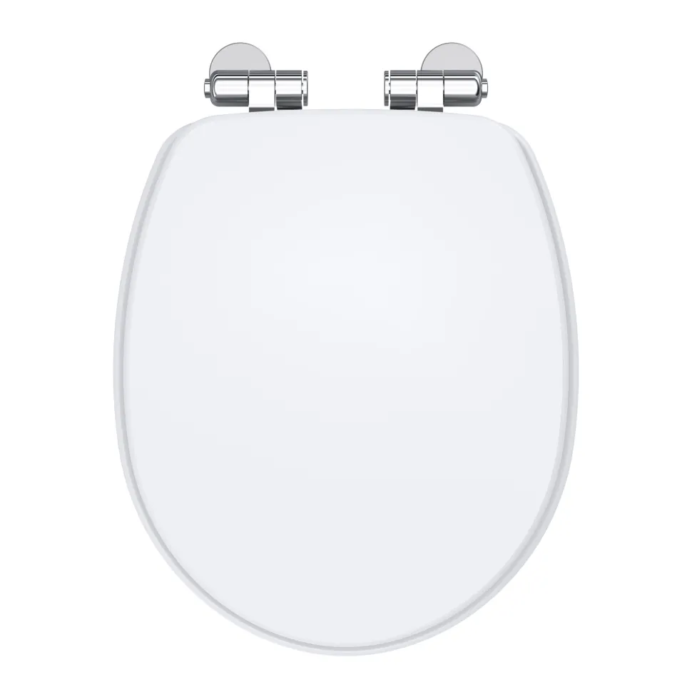 Butler & Rose Winston Soft Close White Gloss Toilet Seat - Gloss White