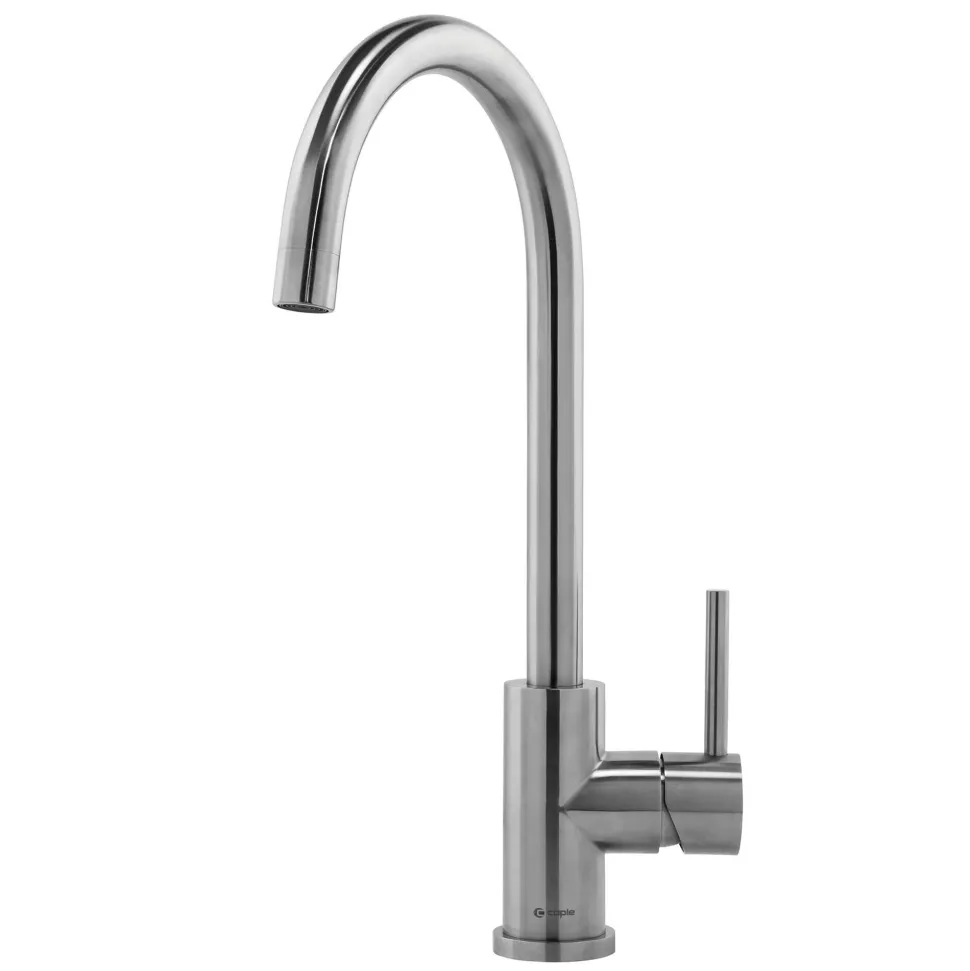 Caple Aspen Single Lever Mono Kitchen Mixer - Stainless Steel
