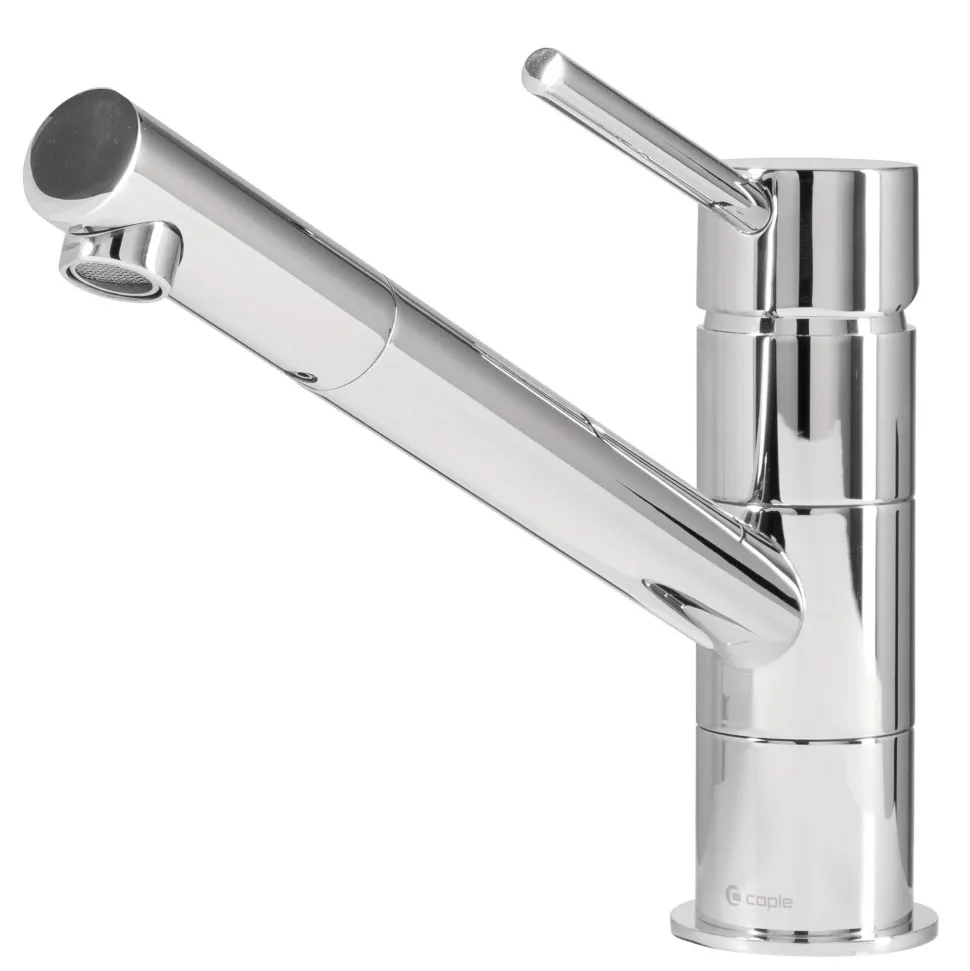 Caple Brookline Single Lever Mono Kitchen Mixer with Adjustable Nozzle - Chrome
