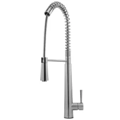 Caple Howe Professional Single Lever Mono Pull Out Kitchen Tap - Brushed Stainless Steel