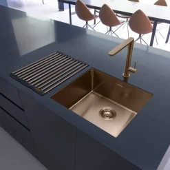 Caple Karns Single Lever Mono Kitchen Mixer - Copper