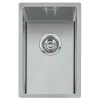 Caple Mode 0.5 Bowl Inset/Undermount Brushed Stainless Steel Sink & Waste Kit - 290 x 440mm