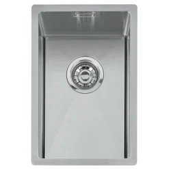 Caple Mode 0.5 Bowl Inset/Undermount Brushed Stainless Steel Sink & Waste Kit - 290 x 440mm
