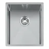 Caple Mode 1 Bowl Inset/Undermount Brushed Stainless Steel Sink & Waste Kit - 380 x 440mm