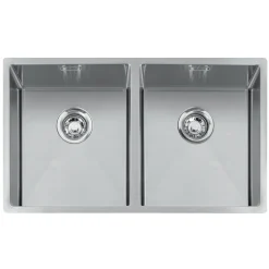 Caple Mode 2 Bowl Inset/Undermount Brushed Stainless Steel Sink & Waste Kit - 750 x 440mm