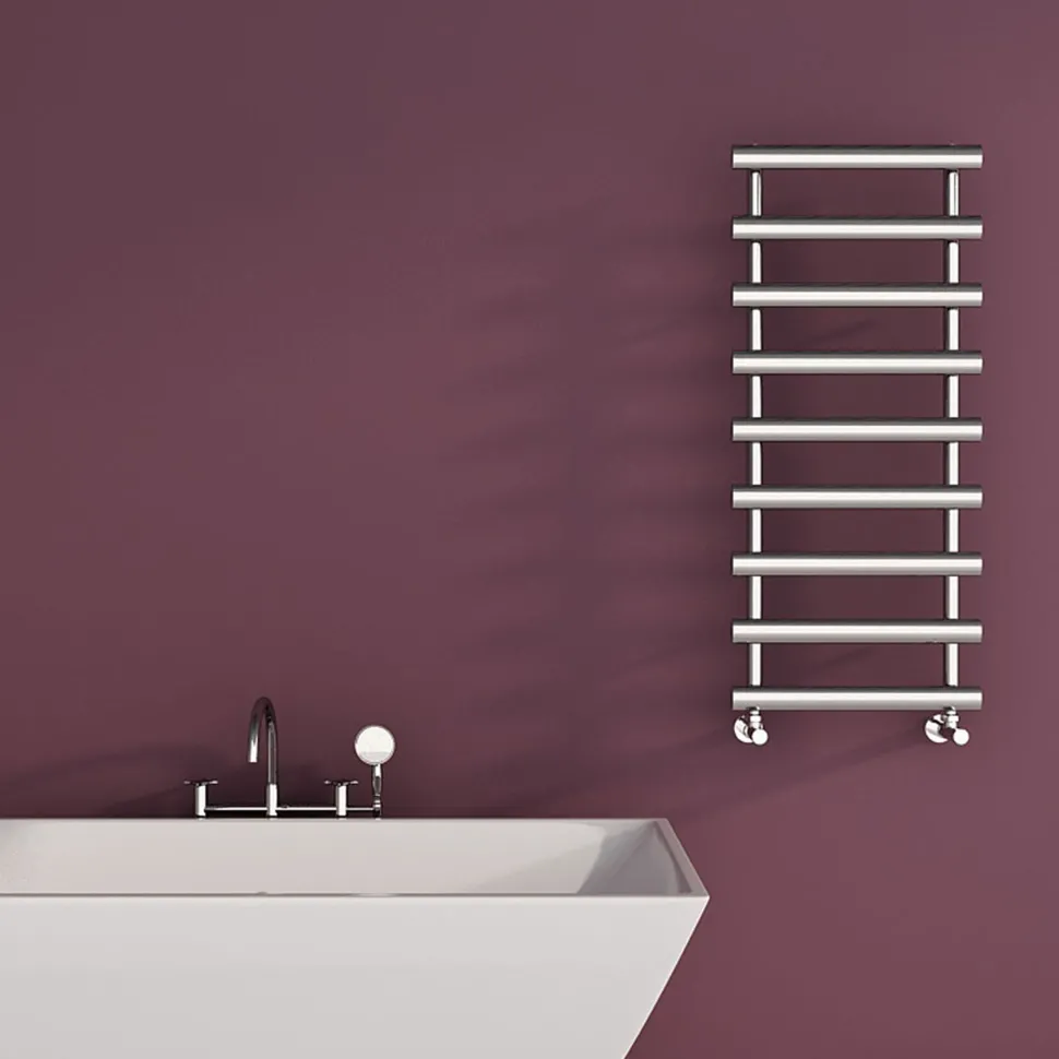 Carisa Aldo Oval Steel Ladder Heated Towel Rail