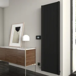 Carisa Boreas B Vertical Electric Single Panel Aluminium Radiator with Smart Wifi Thermostat