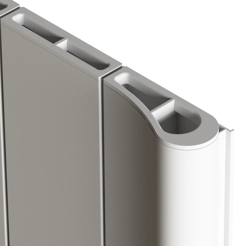 Carisa Boreas B Vertical Electric Single Panel Aluminium Radiator with Smart Wifi Thermostat