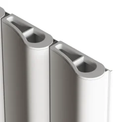 Carisa Boreas S Vertical Electric Single Panel Aluminium Radiator with Smart Wifi Thermostat