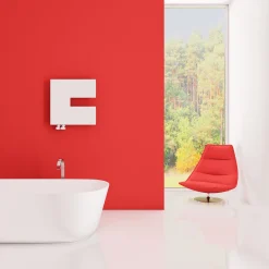 Carisa Coventry Steel Flat Panel Heated Towel Rail - 470 x 470mm