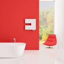 Carisa Coventry Steel Flat Panel Heated Towel Rail - 470 x 470mm