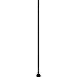 Carisa Dante Stainless Steel Single Electric Heated Towel Bar