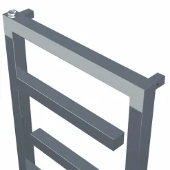 Carisa Eclipse Stainless Steel Heated Towel Rail