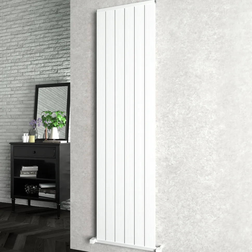 Carisa Elite Flat Panel Textured Vertical Aluminium Radiator