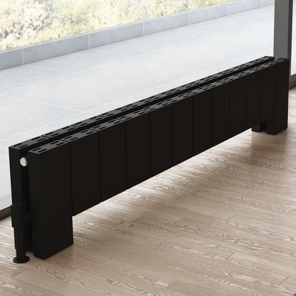 Carisa Elvino Floorstanding Panel Designer Aluminium Radiator