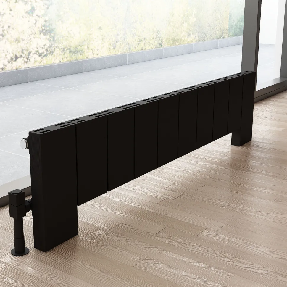 Carisa Elvino Floorstanding Panel Designer Aluminium Radiator