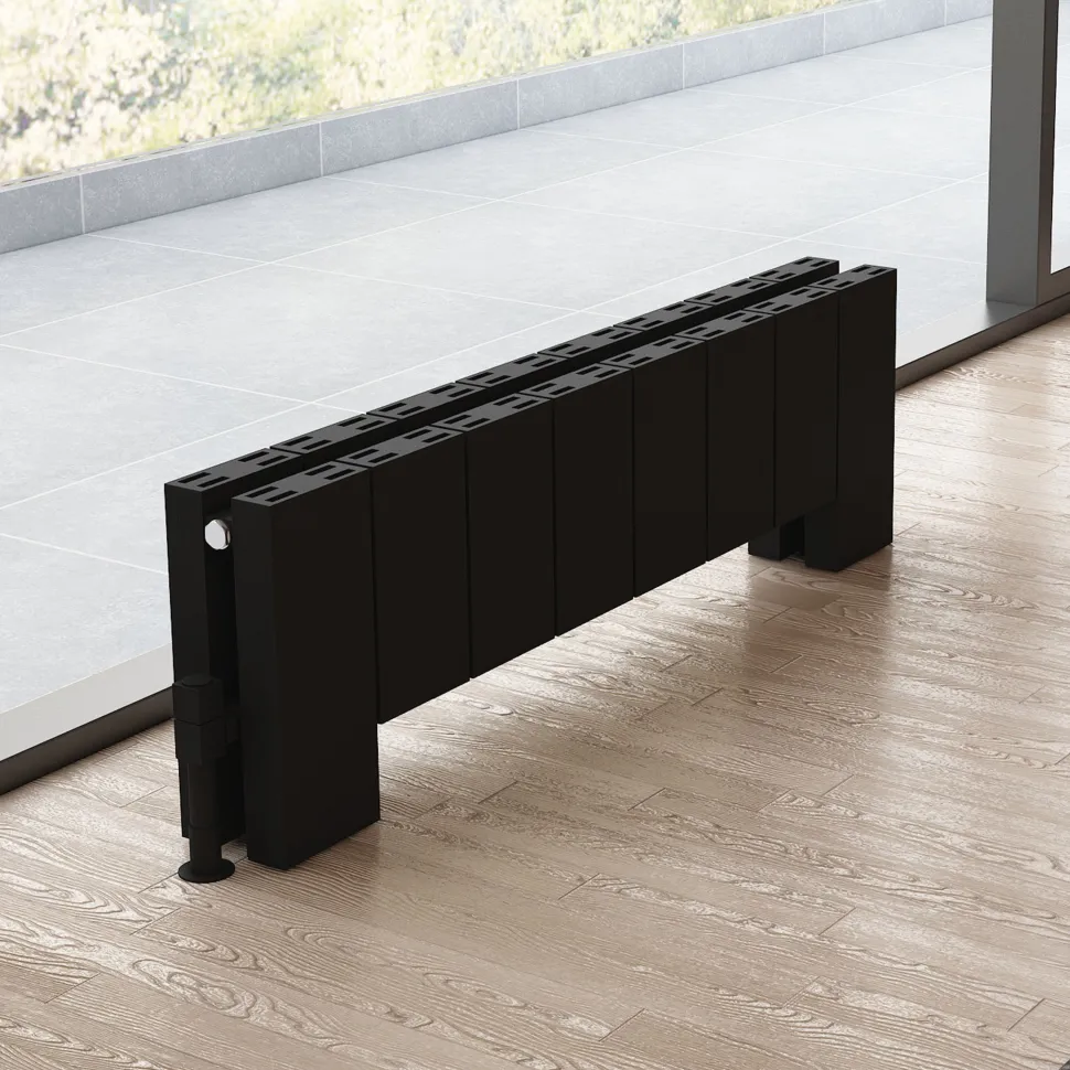 Carisa Elvino Floorstanding Panel Designer Aluminium Radiator