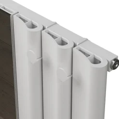 Carisa Entrée Mirrored Vertical Aluminium Designer Radiator