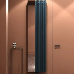 Carisa Entrée Mirrored Vertical Aluminium Designer Radiator