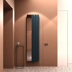 Carisa Entrée Mirrored Vertical Aluminium Designer Radiator