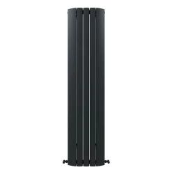 Carisa Gaia Oval Single Panel Vertical Aluminium Radiator