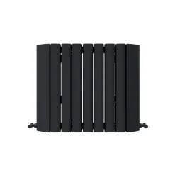 Carisa Gaia Oval Single Panel Horizontal Aluminium Radiator