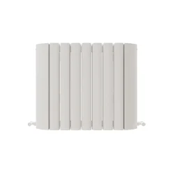 Carisa Gaia Oval Single Panel Horizontal Aluminium Radiator