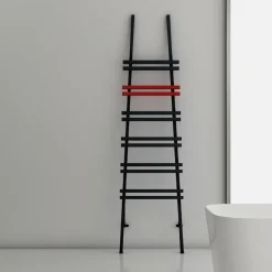 Carisa Jacobs Floor Mounted Ladder Aluminium Heated Towel Rail - 2000 x 535mm