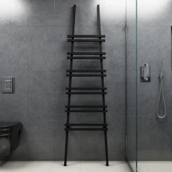 Carisa Jacobs Floor Mounted Ladder Aluminium Heated Towel Rail - 2000 x 535mm
