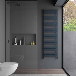 Carisa Ligne Flat Panel Aluminium Heated Towel Rail