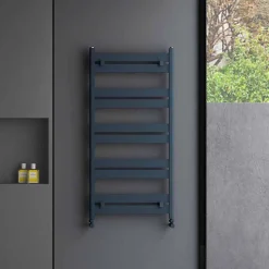 Carisa Ligne Flat Panel Aluminium Heated Towel Rail