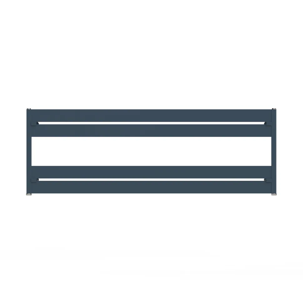 Carisa Mack Bath Horizontal Aluminium Heated Towel Rail - 505 x 1500mm