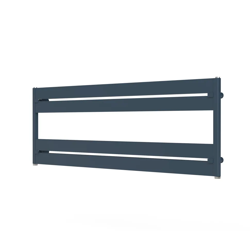 Carisa Mack Bath Horizontal Aluminium Heated Towel Rail - 505 x 1500mm