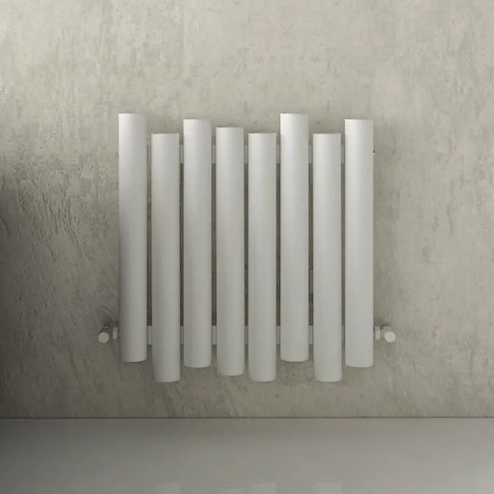 Carisa Motion Single Oval Panel Horizontal Aluminium Radiator