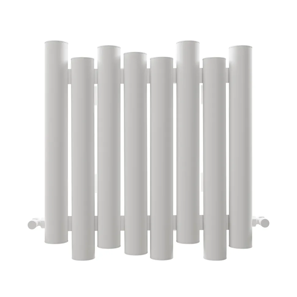 Carisa Motion Single Oval Panel Horizontal Aluminium Radiator