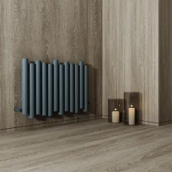 Carisa Motion Single Oval Panel Horizontal Aluminium Radiator