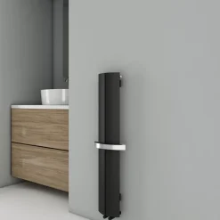 Carisa Nixie Bath Designer Aluminium Vertical Radiator & Towel Rail