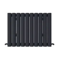 Carisa Otto Oval Single Panel Horizontal Aluminium Radiator