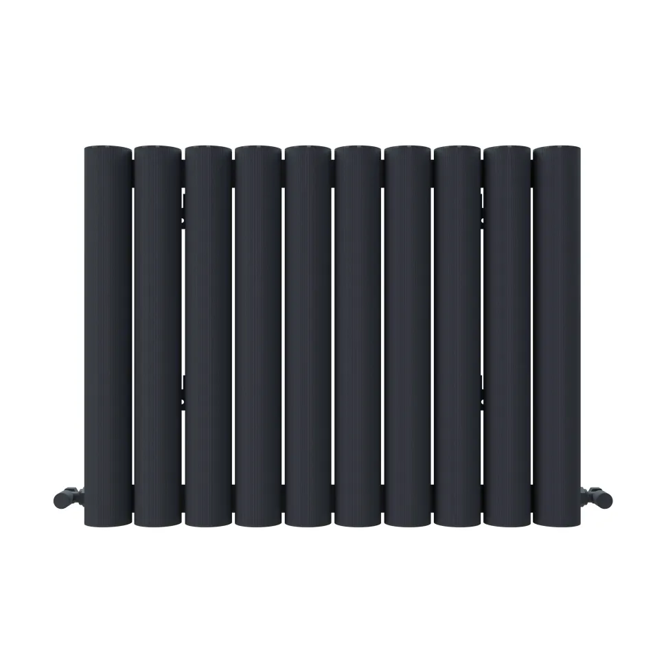 Carisa Otto Oval Single Panel Horizontal Aluminium Radiator