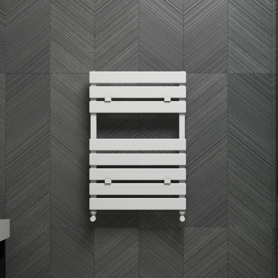 Carisa Plata Bath Flat Panel Aluminium Heated Towel Rail