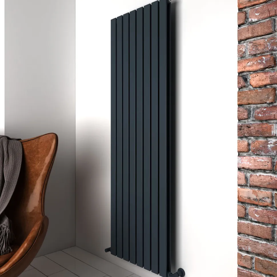 Carisa Plata Double Panel Vertical Aluminium Radiator