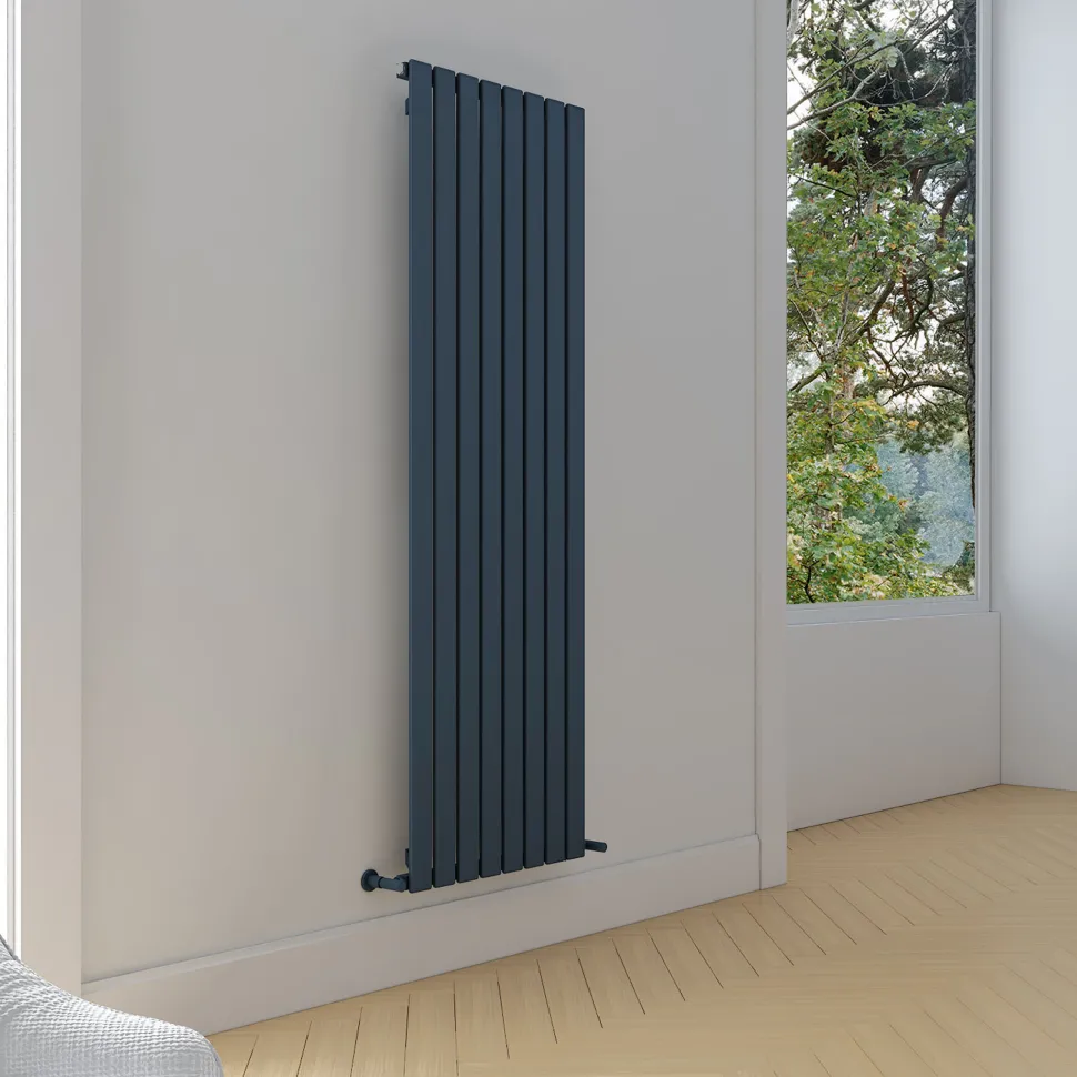 Carisa Plata Single Panel Vertical Aluminium Radiator