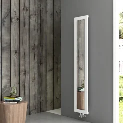 Carisa Quadro Vertical Mirrored Aluminium Radiator