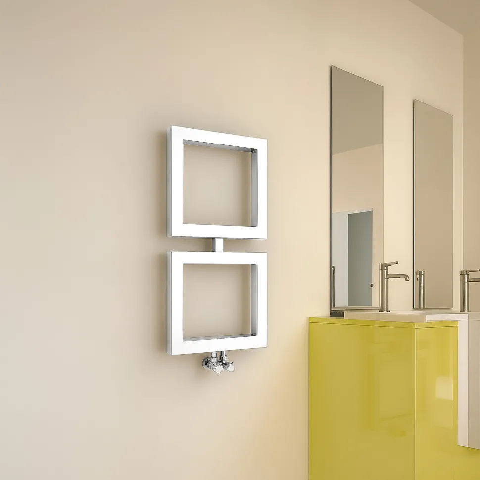 Carisa Ruma Stainless Steel Designer Heated Towel Rail