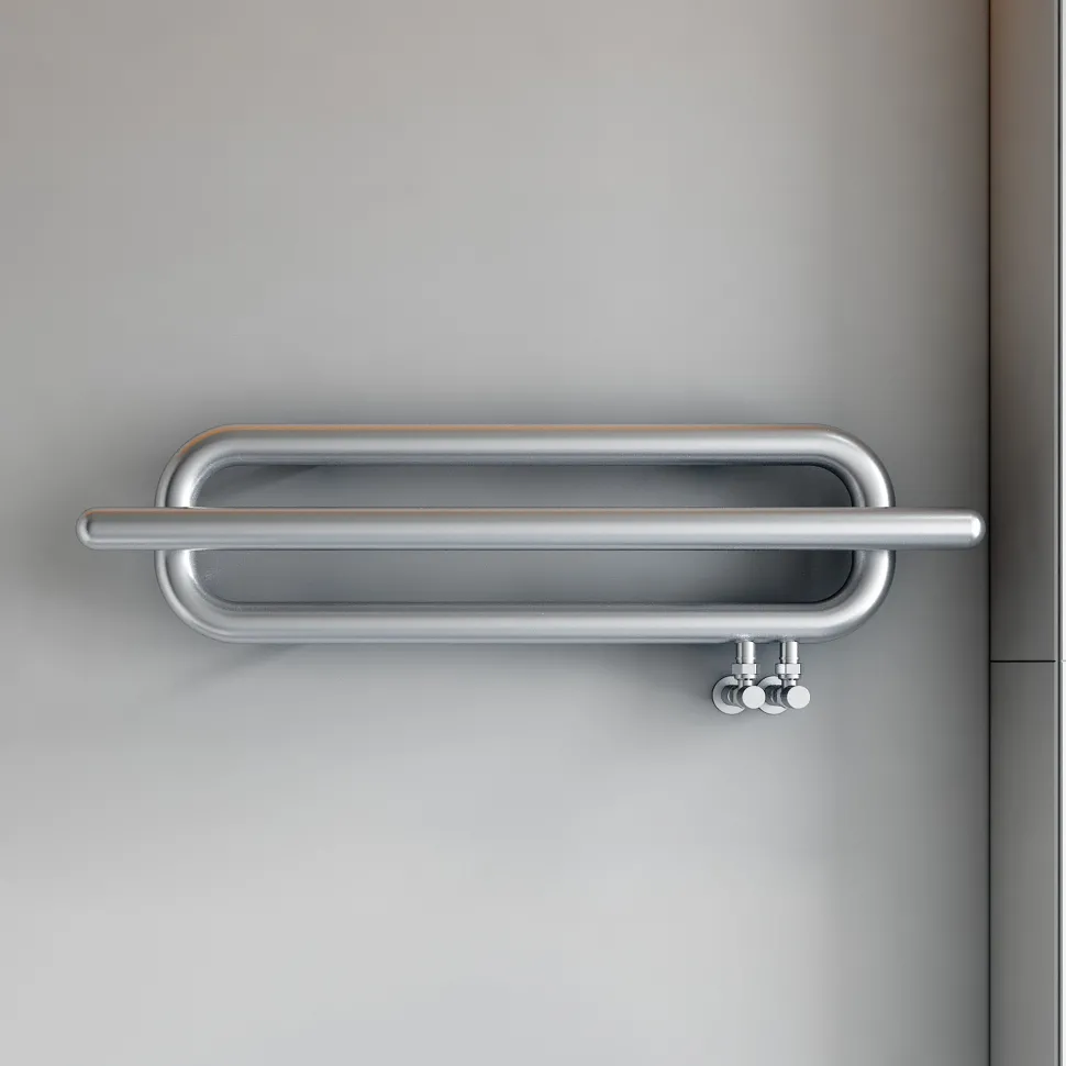 Carisa Swing Stainless Steel Designer Heated Towel Rail