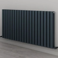 Carisa Tallis Oval Double Panel Horizontal Aluminium Radiator