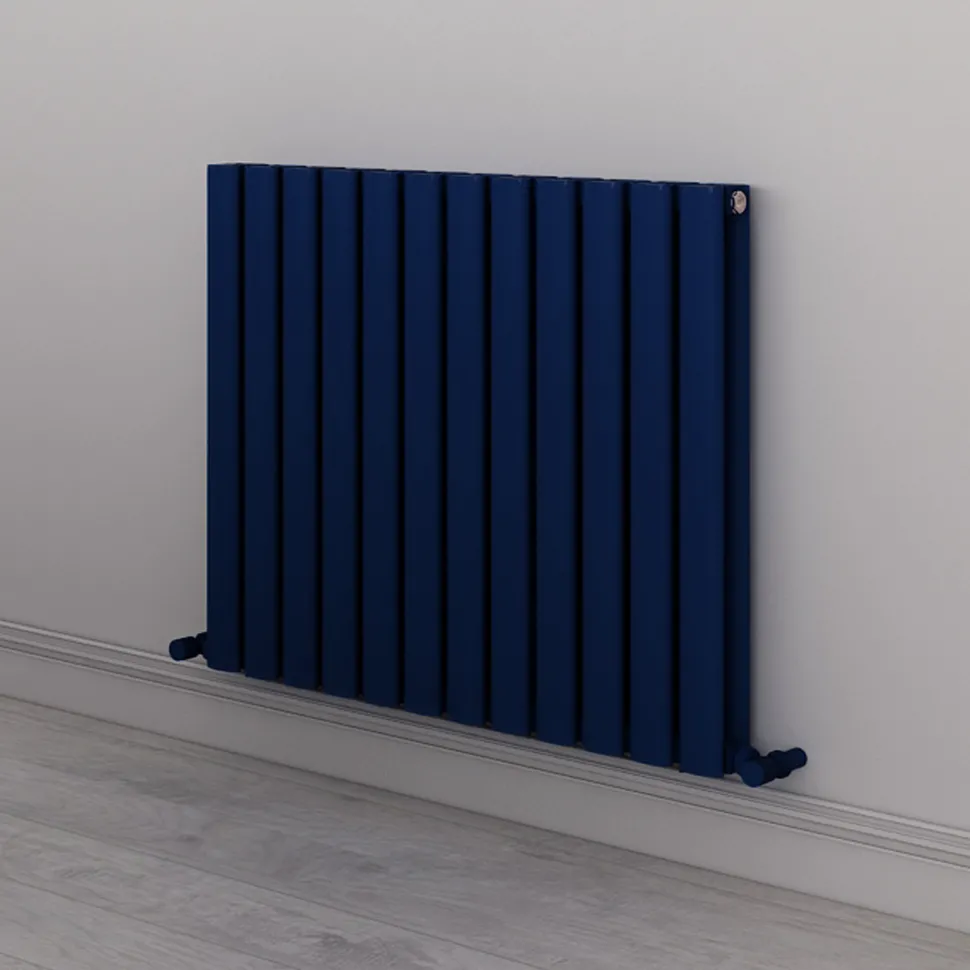 Carisa Tallis Oval Double Panel Horizontal Aluminium Radiator