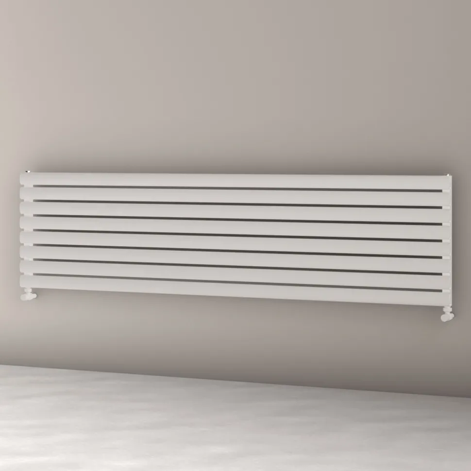 Carisa Tallis XL Oval Single Panel Horizontal Aluminium Radiator